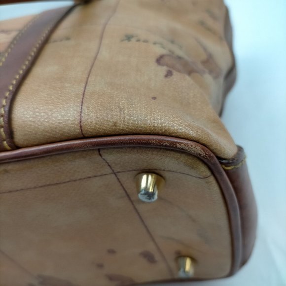 PRIMA CLASSE Hand Bag Brown PVC - Picture 6 of 9